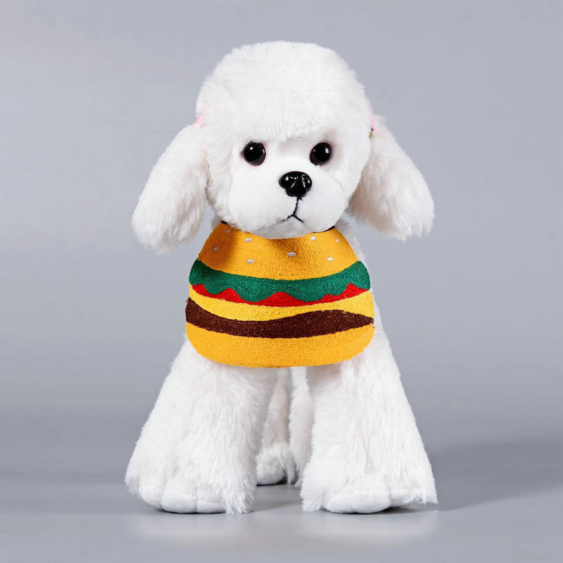 KFX-4432061 Casual Cartoon Pet Bib with Machine Cotton and Embroidery for General Use