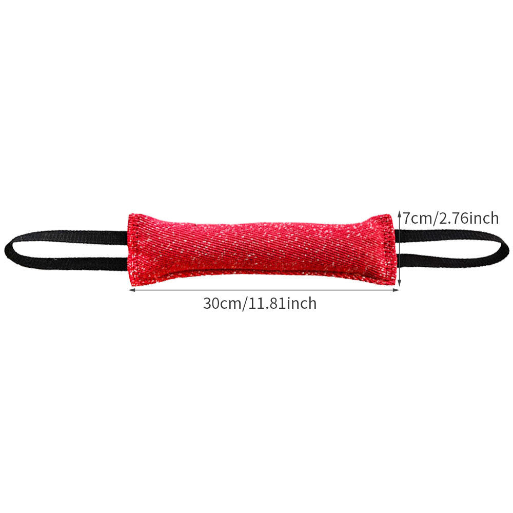 KFX-4433085 Durable Interactive Dog Tug Chew Stick for Teeth Cleaning - Great for Medium Breeds