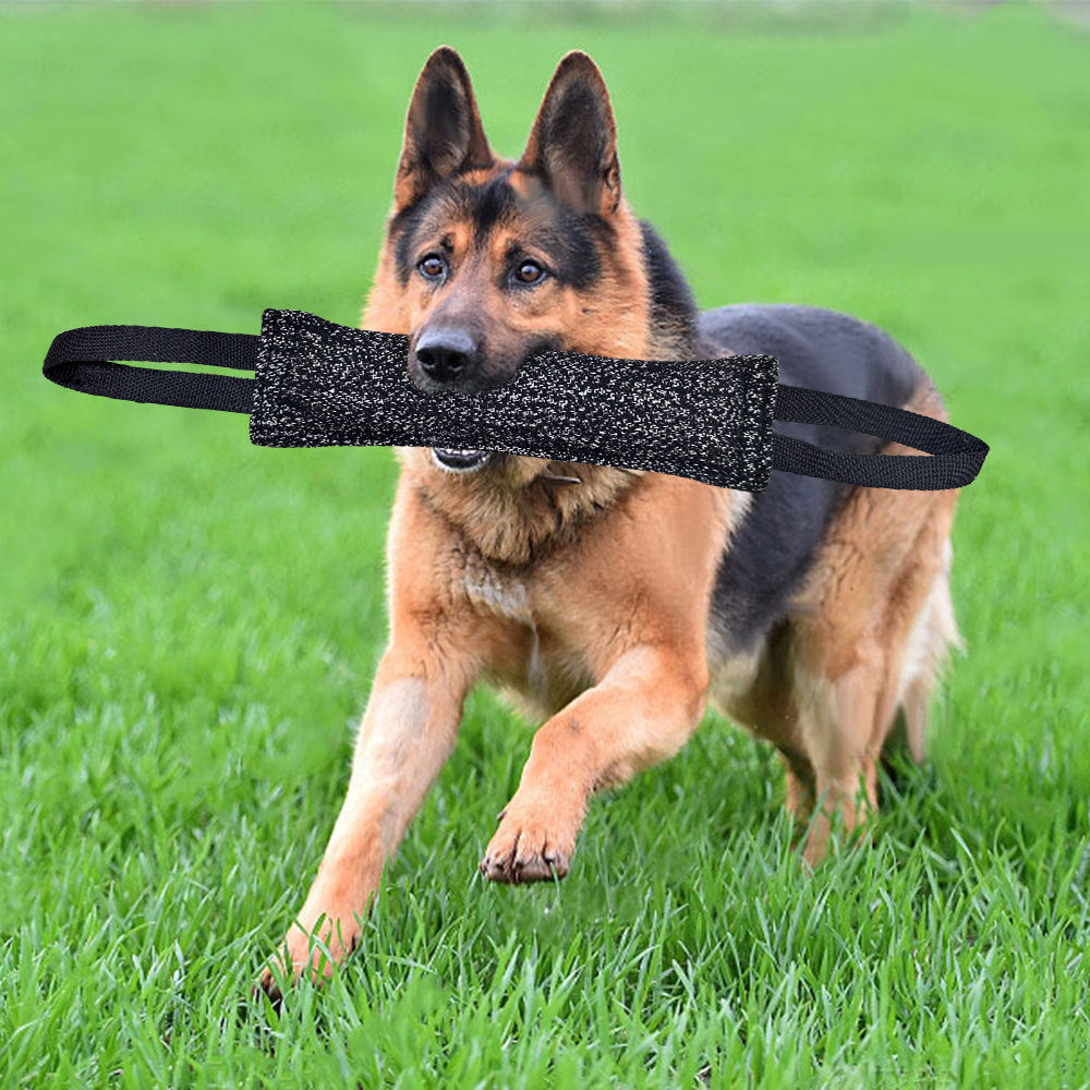 KFX-4433085 Durable Interactive Dog Tug Chew Stick for Teeth Cleaning - Great for Medium Breeds