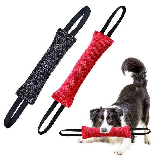 KFX-4433085 Durable Interactive Dog Tug Chew Stick for Teeth Cleaning - Great for Medium Breeds