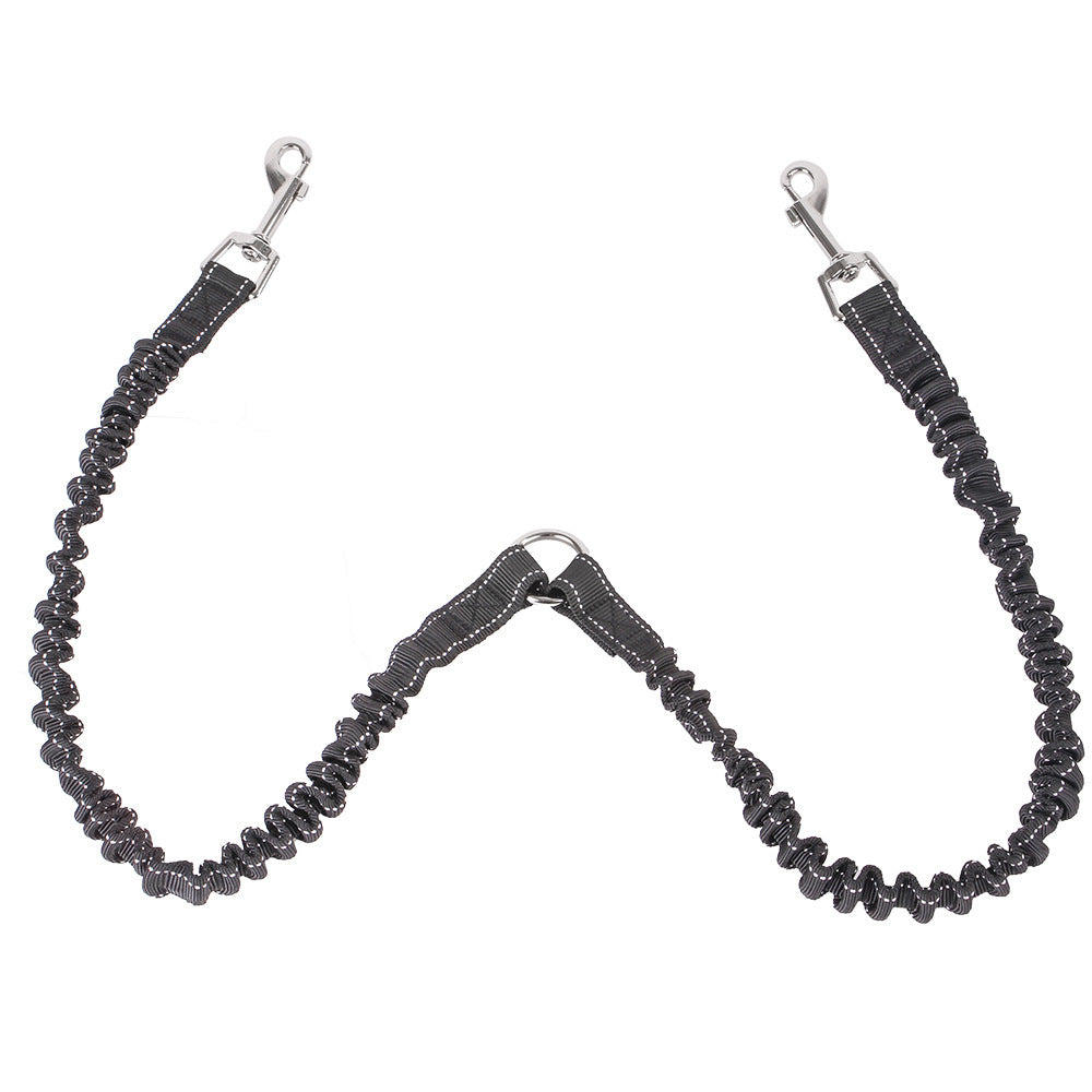 KFX-4439997 Dual Head Nylon Leash for Dogs - Medium & Small Sizes Available