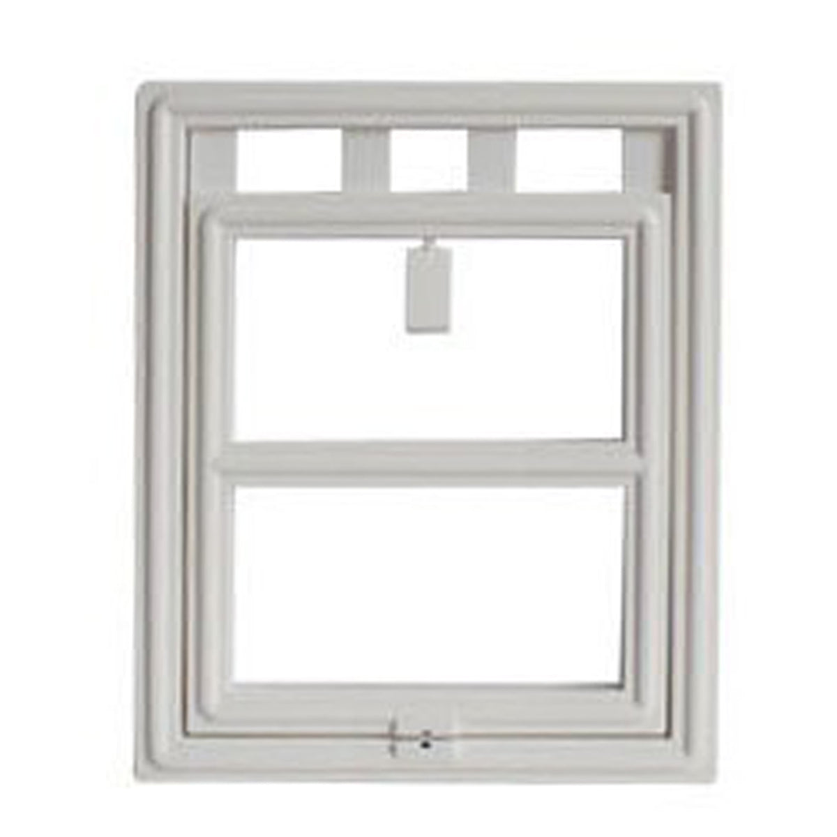 KFX-4443837 Dog and Cat Adjustable Screen Door for Windows – 29CM x 24CM x 1.5CM, Black or White