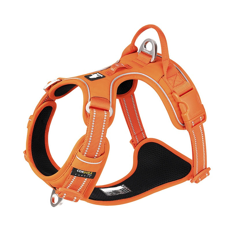 KFX-4445245 Reflective Polyester Dog Harness with Hand-Holding Rope - Multiple Sizes Available