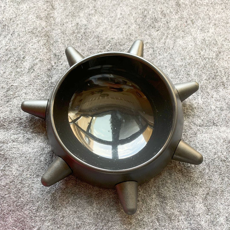 KFX-4446141 Creative Simple Pet Oblique Rivet Food Bowl - 500ML Capacity in Various Color Combinations