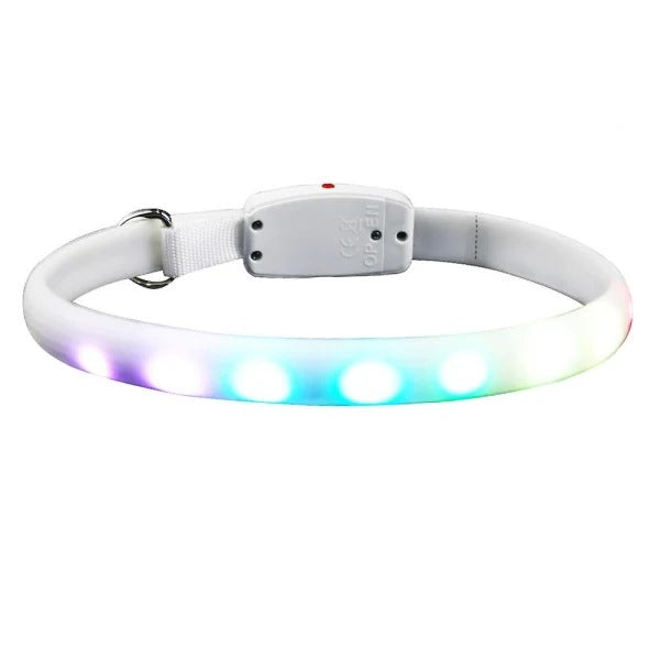 KFX-4447933 Luminous LED Light-Up Dog Collar for Enhanced Safety and Visibility