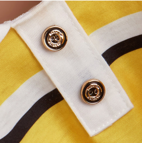 KFX-4448317 Colorful Striped Polo Shirt for Pets - Available in XS to XL Sizes