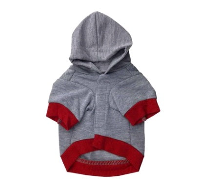 KFX-4450109 Casual Cotton Dog T-Shirt with Hat - Hug The Dog Design for Pet Fashion