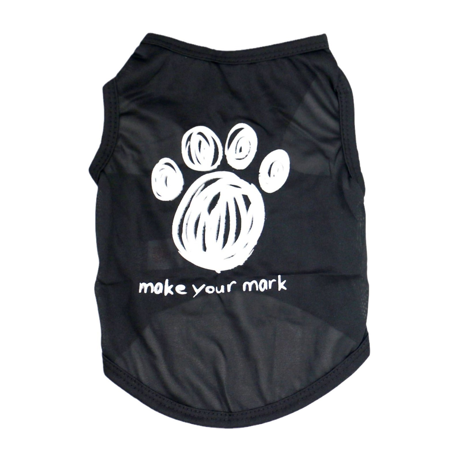 KFX-4451517 Lightweight and Breathable Dog Summer Vest in Various Black Designs
