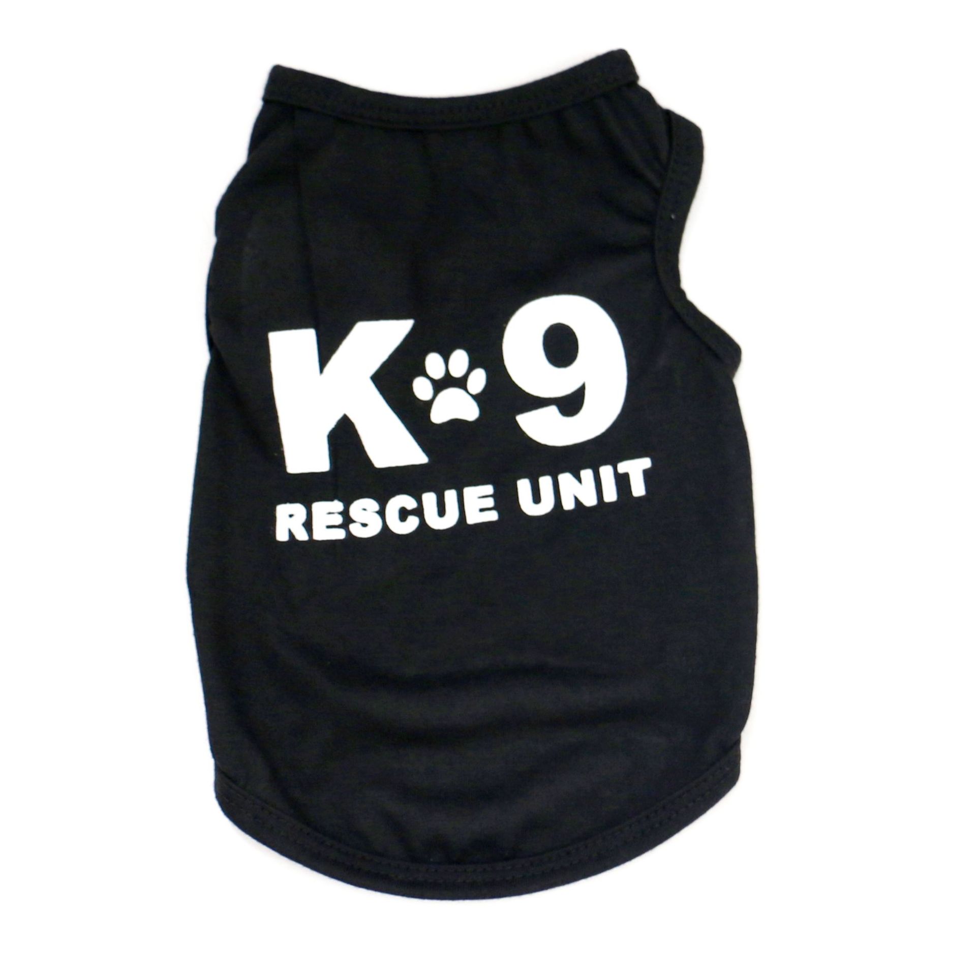 KFX-4451517 Lightweight and Breathable Dog Summer Vest in Various Black Designs