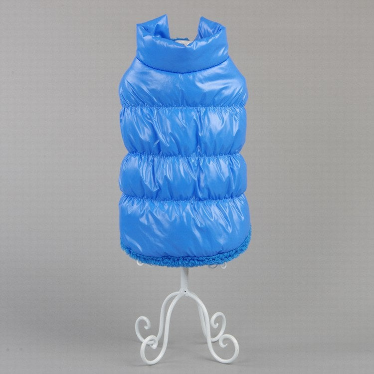 KFX-4459837 Warm Cotton Winter Vest for Pets – Cozy Teddy Clothes for Dogs and Cats