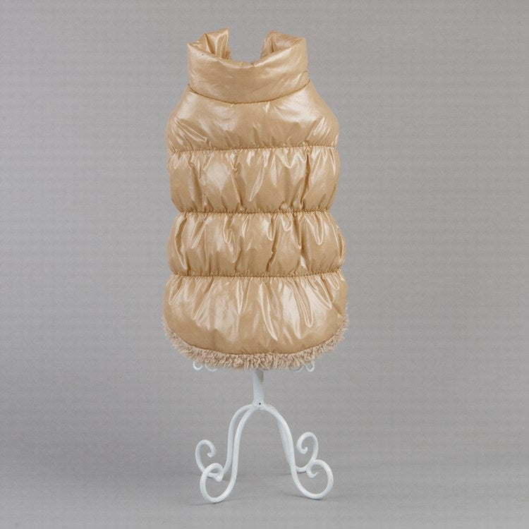KFX-4459837 Warm Cotton Winter Vest for Pets – Cozy Teddy Clothes for Dogs and Cats