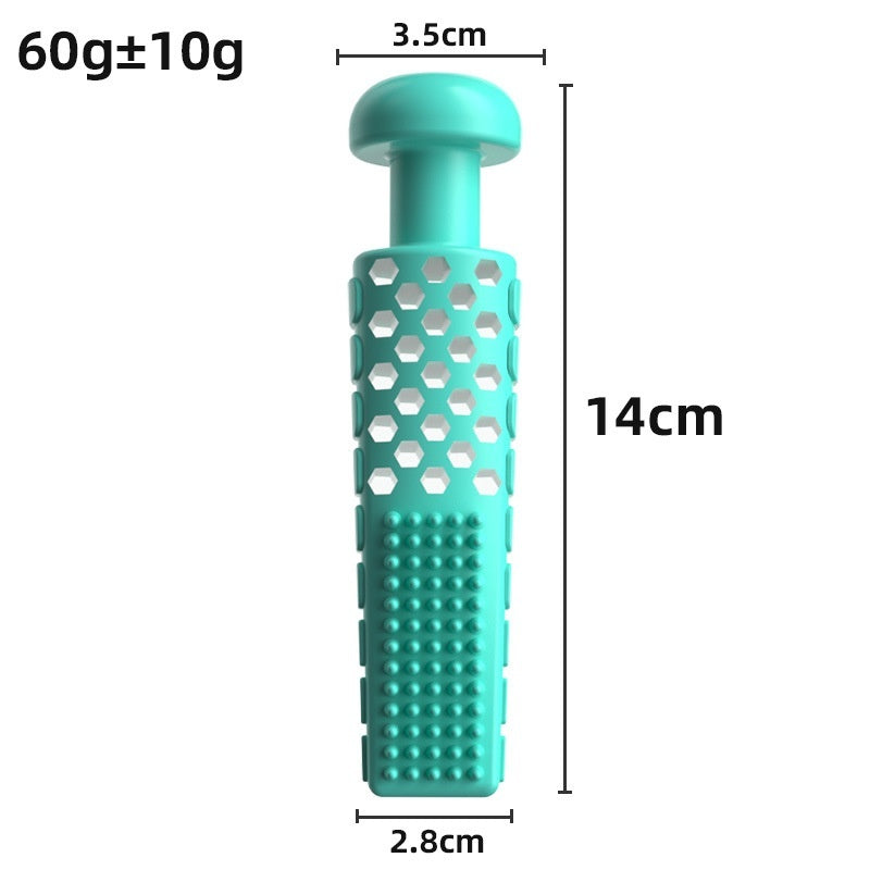 KFX-4460093 Toothpaste-type TPR Stick Pet Toy for Molar Relief in Gentle Blue, Cherry Blossom Powder, Avocado Green, and Purple