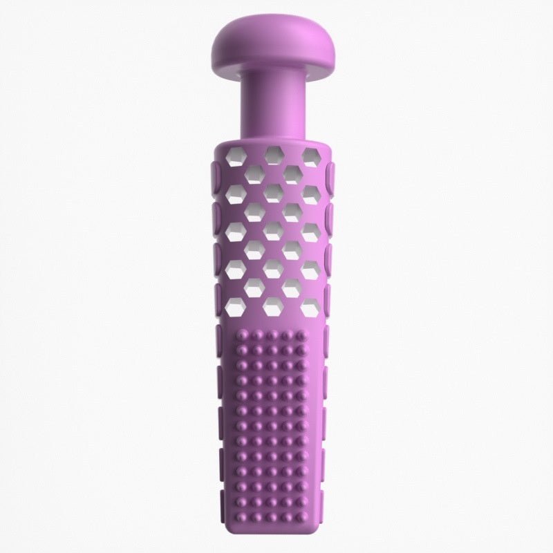 KFX-4460093 Toothpaste-type TPR Stick Pet Toy for Molar Relief in Gentle Blue, Cherry Blossom Powder, Avocado Green, and Purple