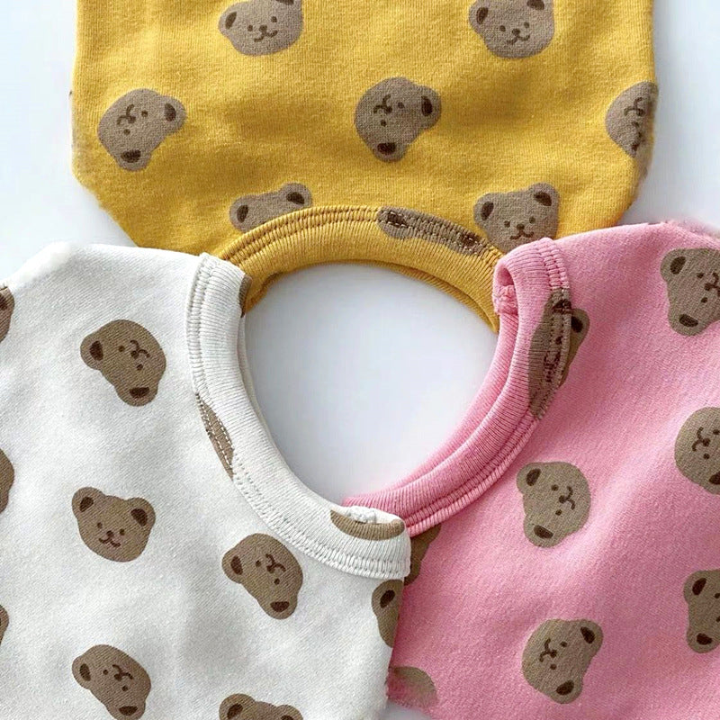 KFX-4462013 Small Dog Clothes for Yorkshire, Pomeranian, Schnauzer - Comfy Polyester Outfit in White, Yellow, Pink