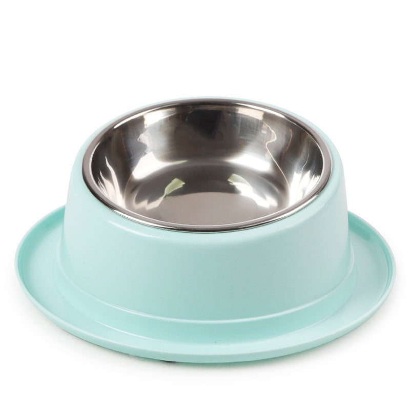 KFX-4463421 Stainless Steel Non-Slip Cat Bowl with Tilted Design for Easy Feeding