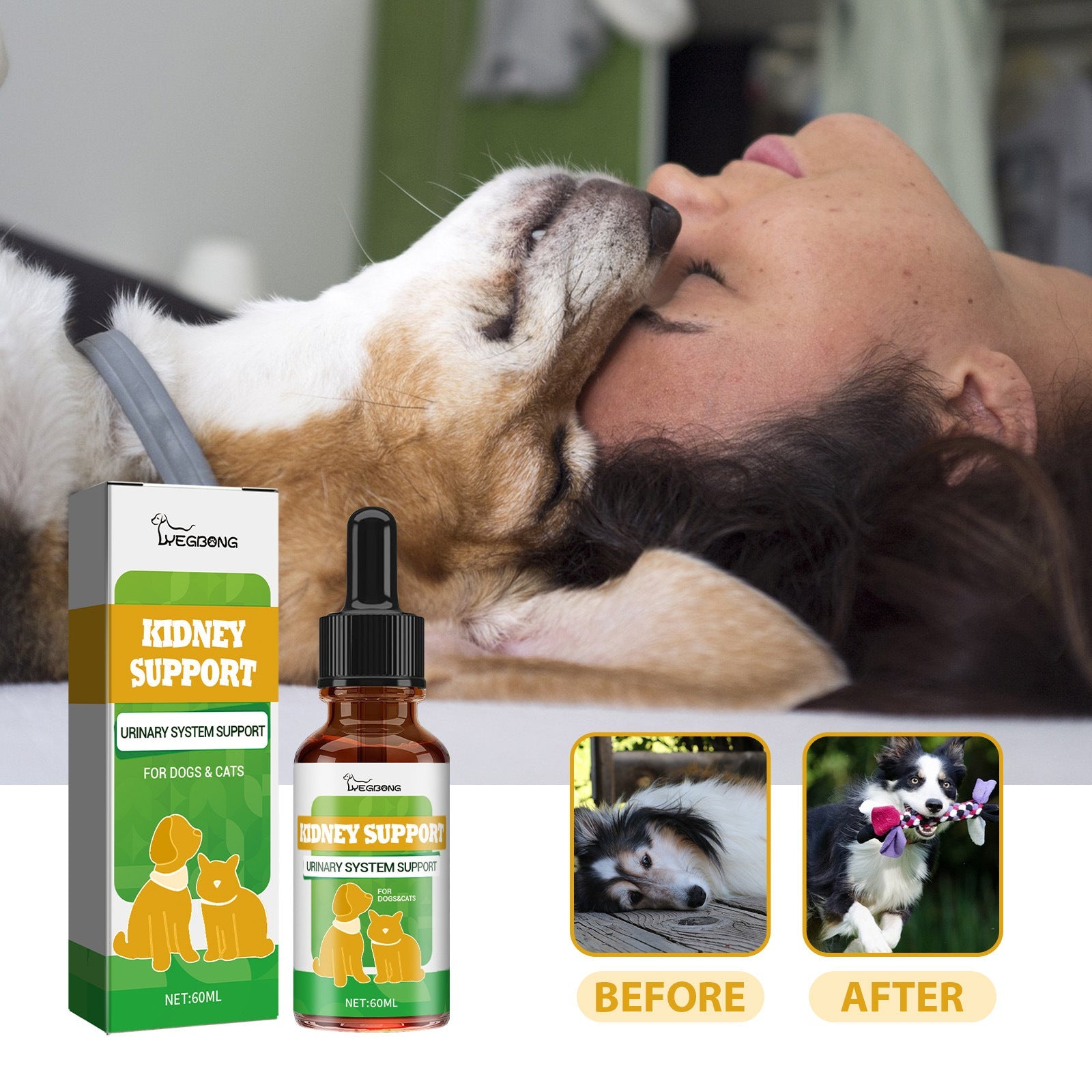 KFX-4465085 Pet Nutrition Supplement for Enhanced Energy and Vitality - 60ml