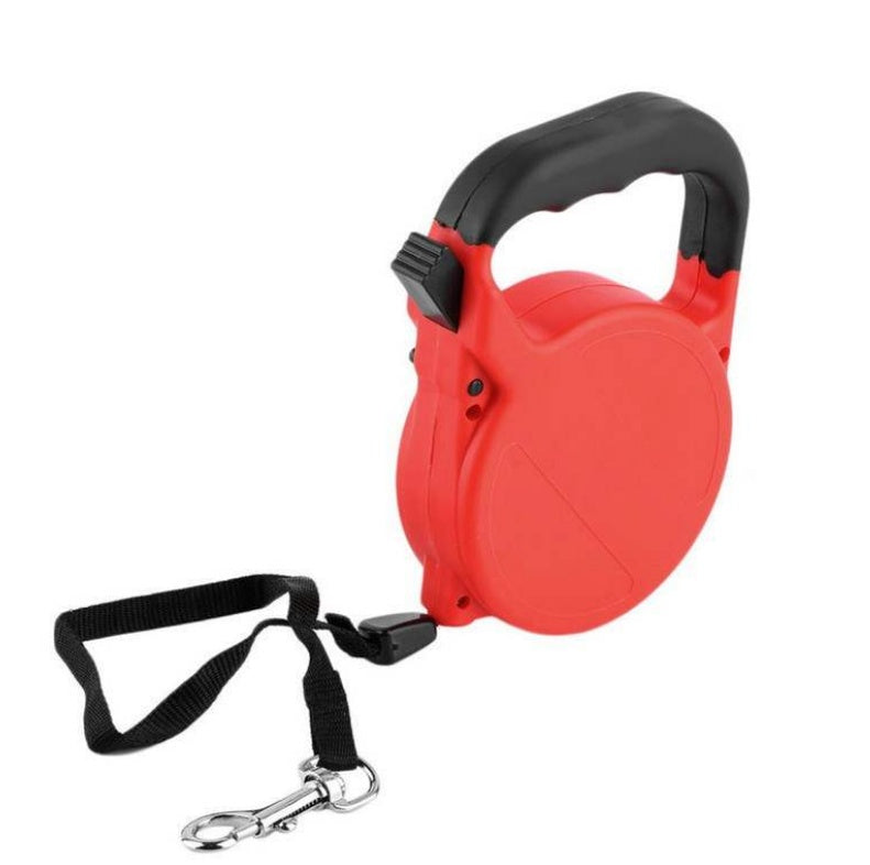 KFX-4467005 Automatic Retractable Pet Leash for Dogs Up to 35Kg - 8M Length, Stop-and-Lock Control, Comfortable & Safe