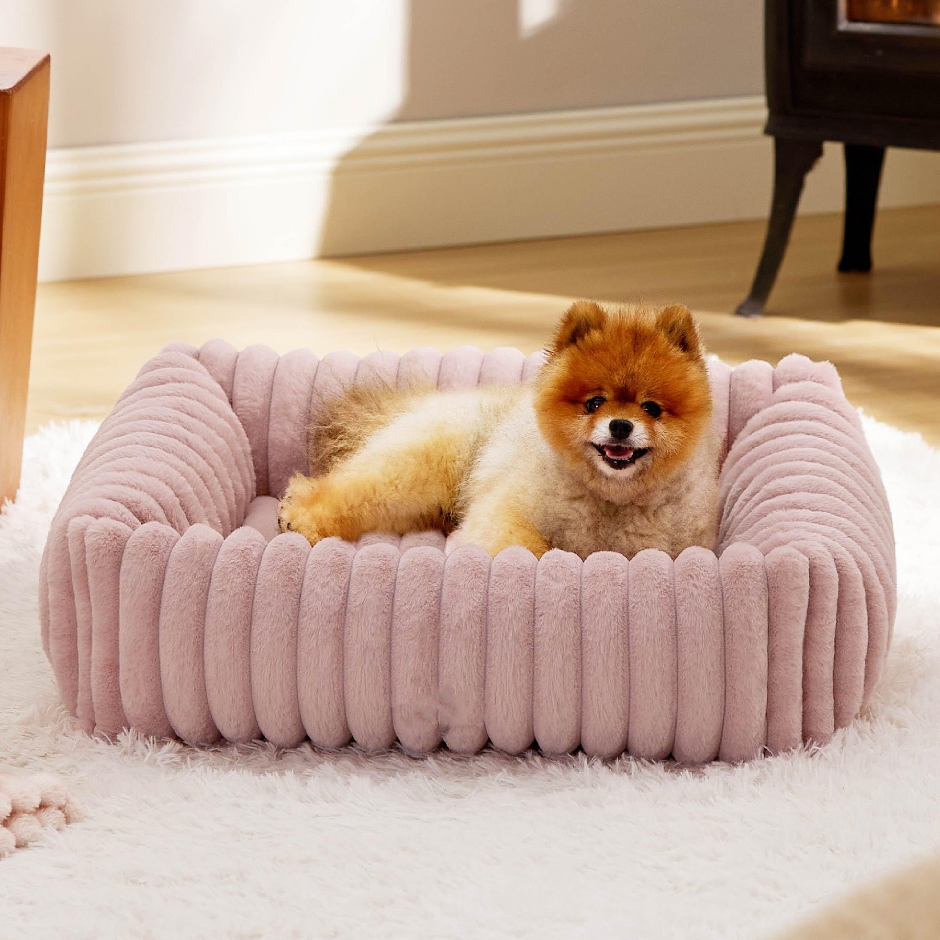 KFX-4467261 Cozy Winter Cat and Dog Bed - Soft Pet Mat with Cushioned Support in Multiple Sizes