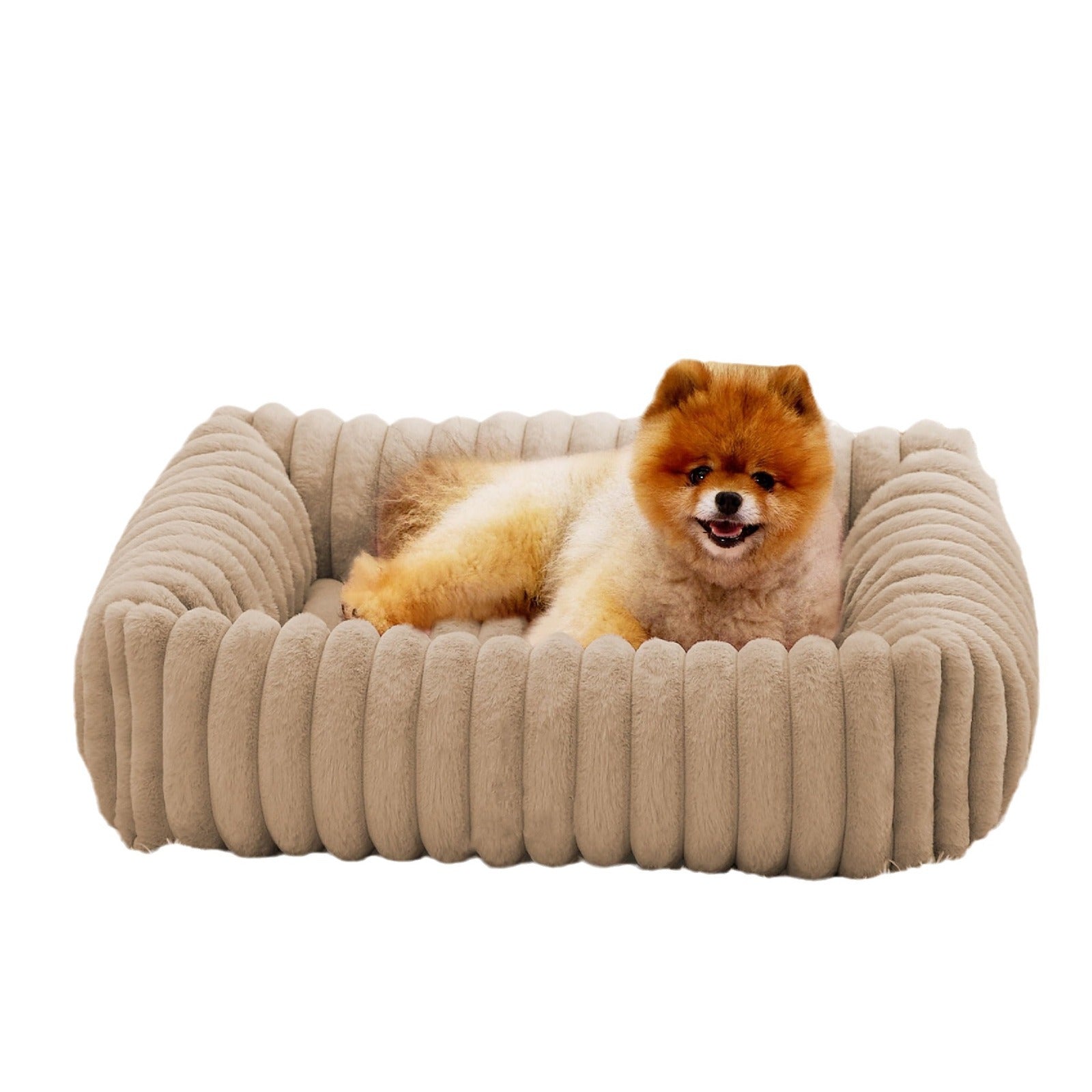 KFX-4467261 Cozy Winter Cat and Dog Bed - Soft Pet Mat with Cushioned Support in Multiple Sizes