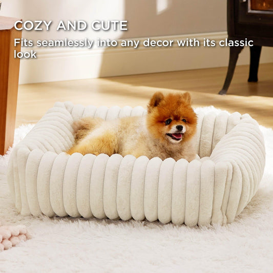 KFX-4467261 Cozy Winter Cat and Dog Bed - Soft Pet Mat with Cushioned Support in Multiple Sizes