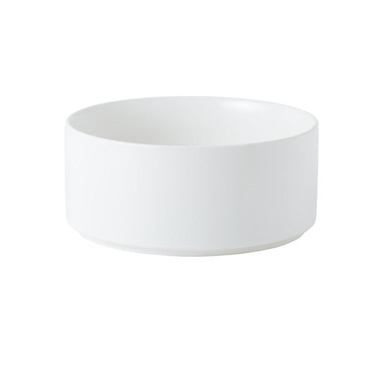 KFX-4467389 Dual Ceramic Cat Bowl Set - Pottery Pet Feeding & Drinking Bowls in Various Colors