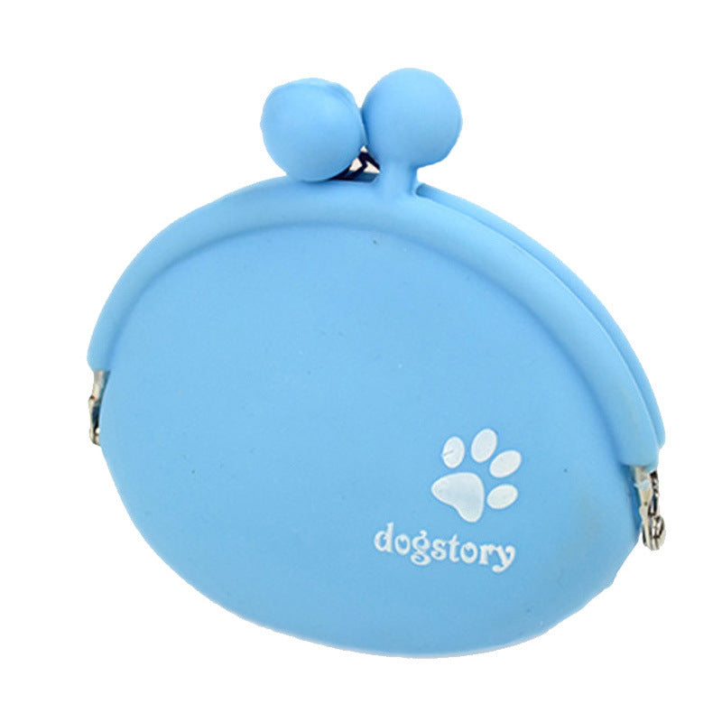 KFX-4470461 Silicone Dog Treat Pouch - Portable Training Snack Bag for Pet Walking and Outdoor Activities