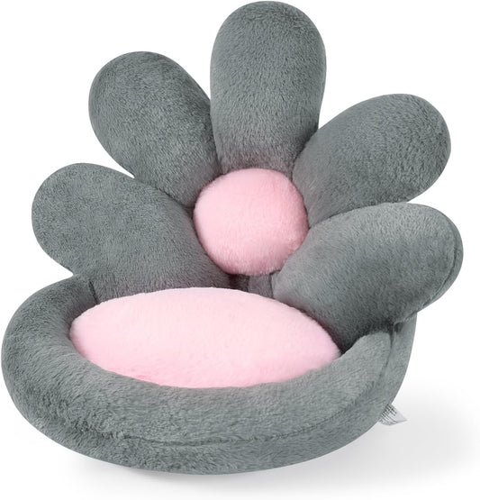 KFX-4476221 Floral-Shaped Nesting Cushion for Comfort and Relaxation - 19 Inch Plush Floor Pillow for Gaming and Office Use