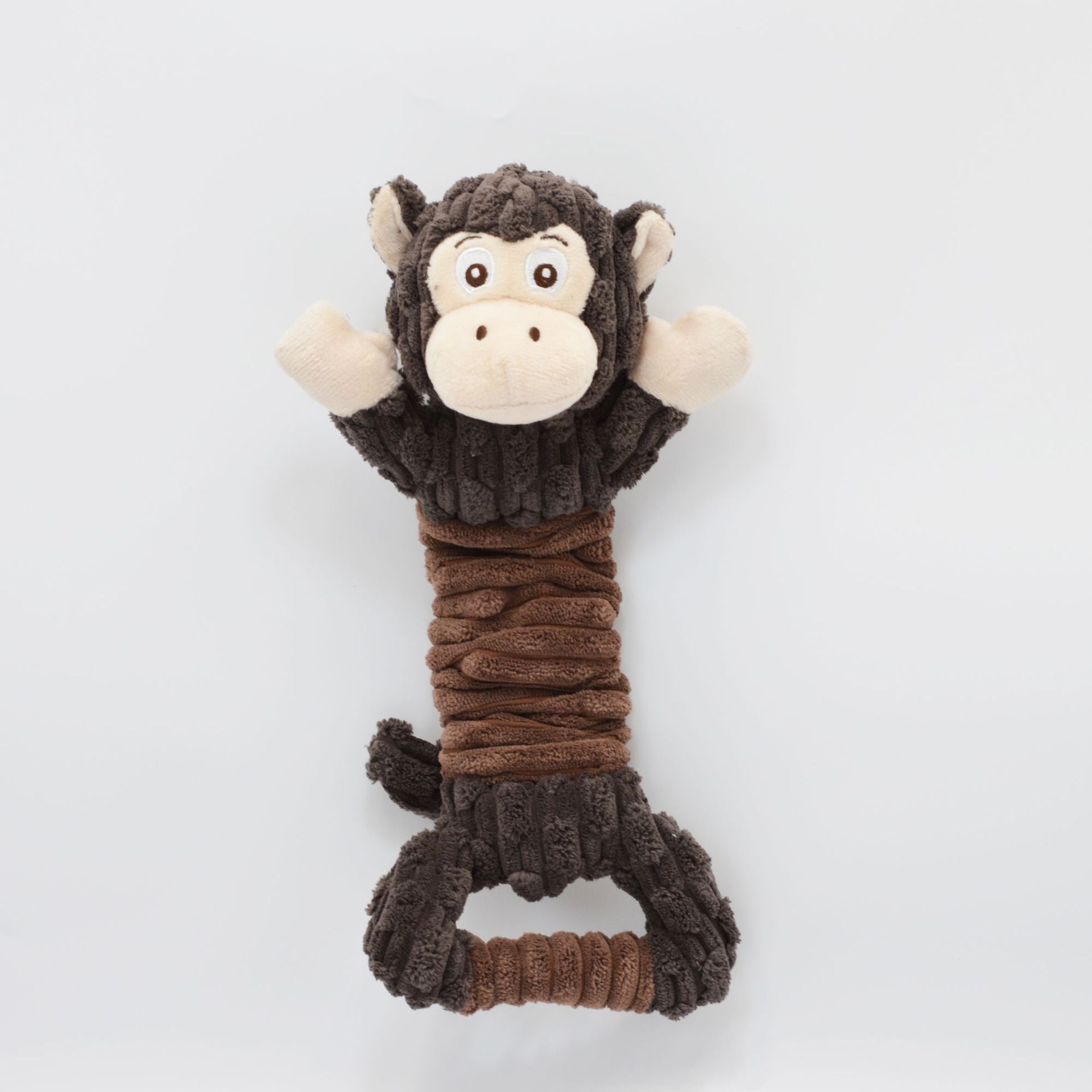 KFX-4480189 Large Plush Dog Toy with Squeaker and Crinkle Paper for Interactive Play, Ideal for Small to Large Dogs