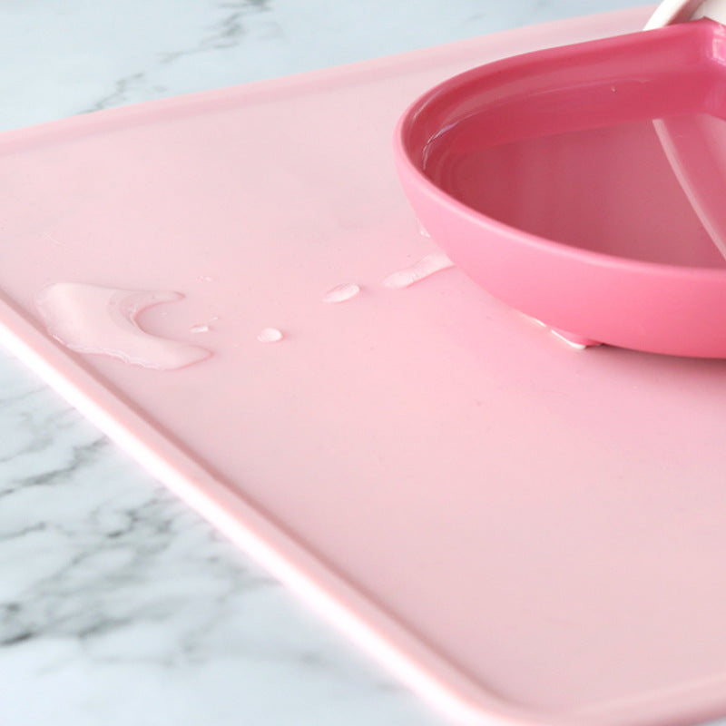 KFX-4480573 Stain-Resistant Non-Slip Pink Dog Mat | Easy to Clean 31x41CM Spill-Proof Placemat
