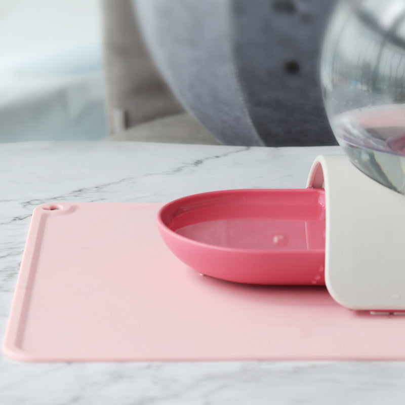 KFX-4480573 Stain-Resistant Non-Slip Pink Dog Mat | Easy to Clean 31x41CM Spill-Proof Placemat