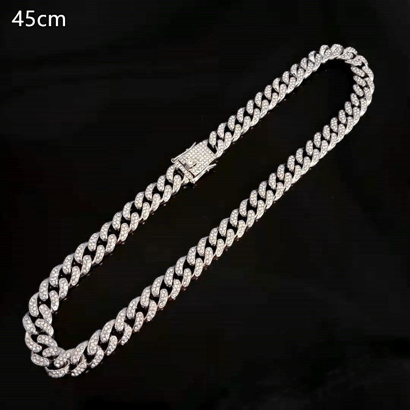 KFX-4481341 Cuban Link Bracelet in Gold and Silver - Alloy, 20cm to 60cm Sizes