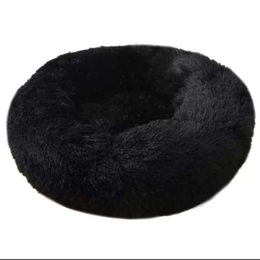 KFX-4482749 Washable Round Plush Dog Bed - Multiple Sizes for Pets Up to 50kg
