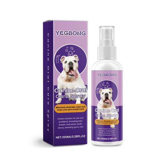 KFX-4484541 Canine Oral Care Spray with Mint and Traditional Extracts for Fresh Breath