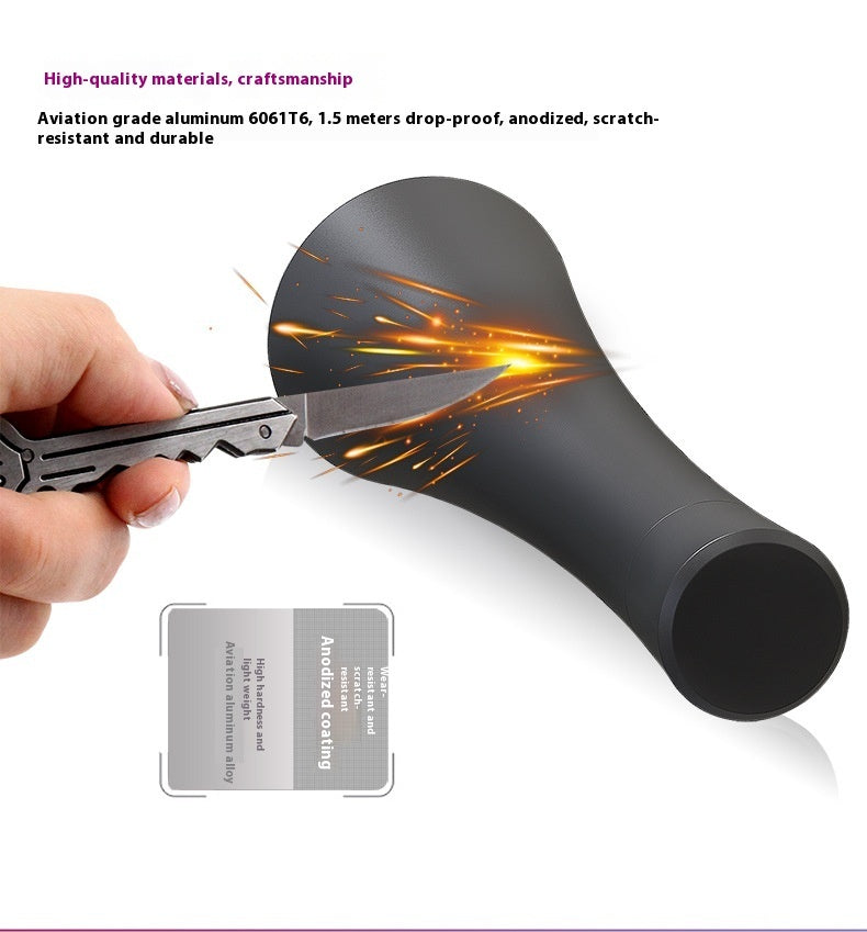KFX-4489917 UV Flashlight for Detecting Pet Urine Stains and Insects, USB Rechargeable Aluminumn Alloy