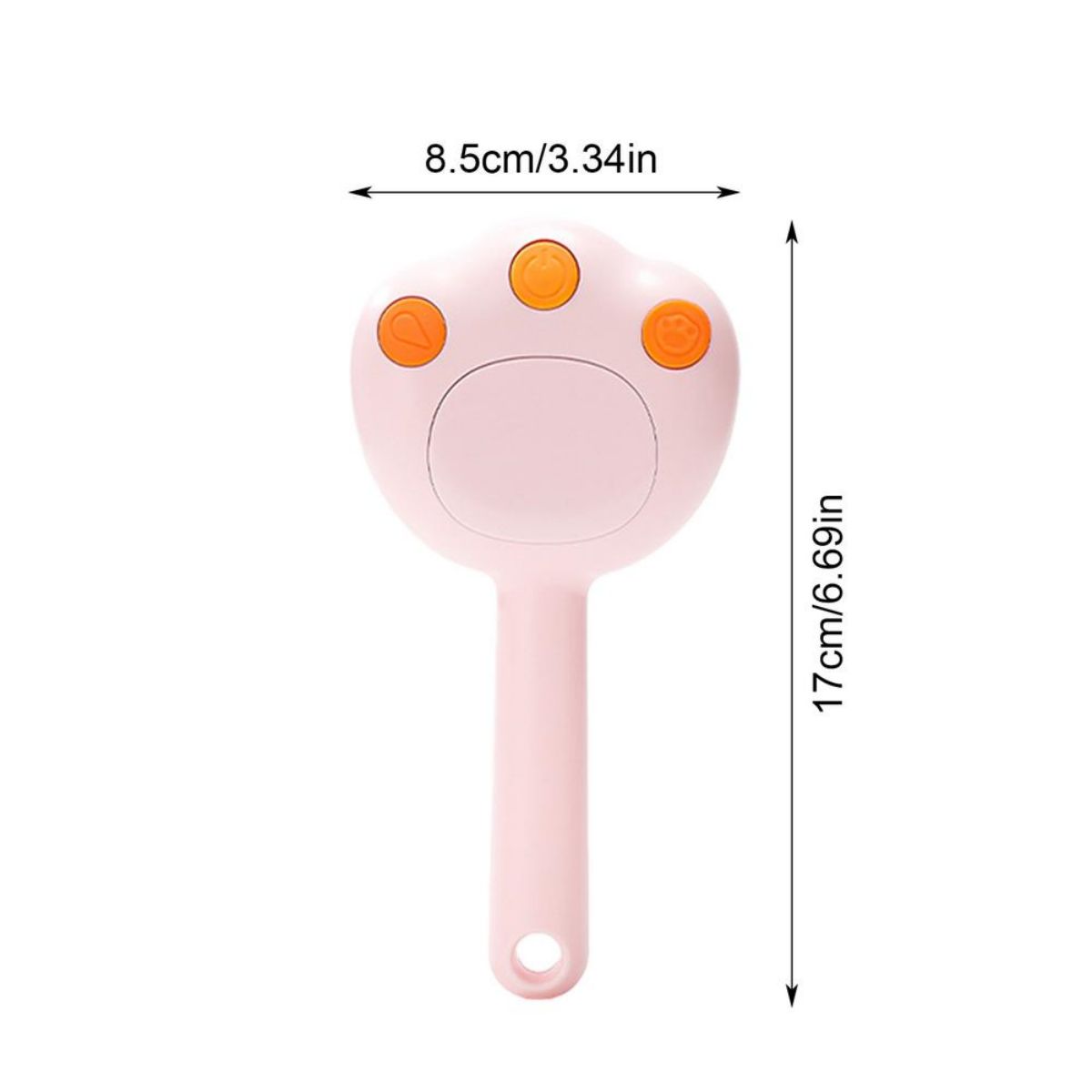KFX-4491709 Gentle Electric Steam Brush for Cats and Dogs – Pet Grooming Tool with Massage and Shedding Features