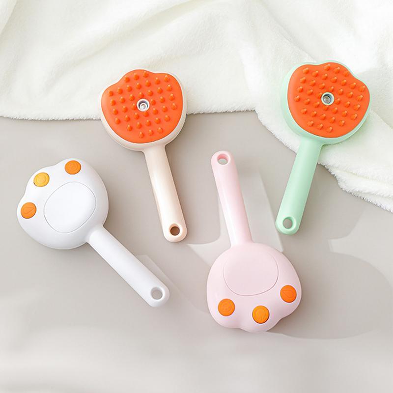 KFX-4491709 Gentle Electric Steam Brush for Cats and Dogs – Pet Grooming Tool with Massage and Shedding Features