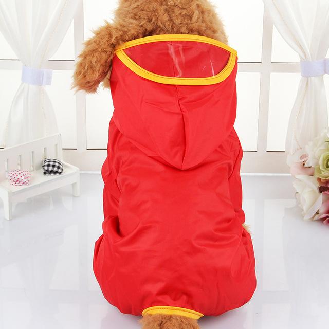 KFX-4491837 Waterproof Poncho for Chihuahua - Lightweight, Adjustable Sizes XS-XL