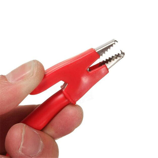 KFX-4492221 4mm Male to Male Banana Plug Test Lead Wire, 1 Meter Length, Pure Copper, Silicone Sheath, 12A Current Capacity