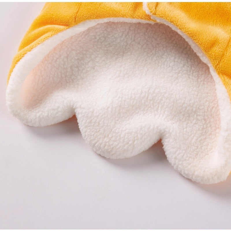 KFX-4494781 Onsen Fish Costume for Pets - Yellow Hat and Vest for Cozy Fun