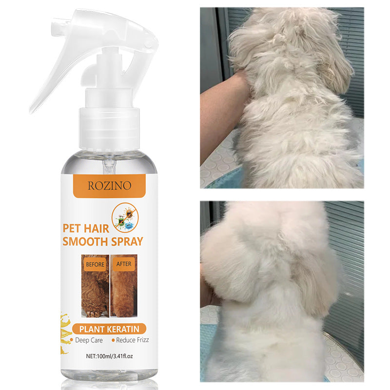 KFX-4497853 Anti-Static Pet Cleaning Spray for Hair Care and Odor Removal - 100ml