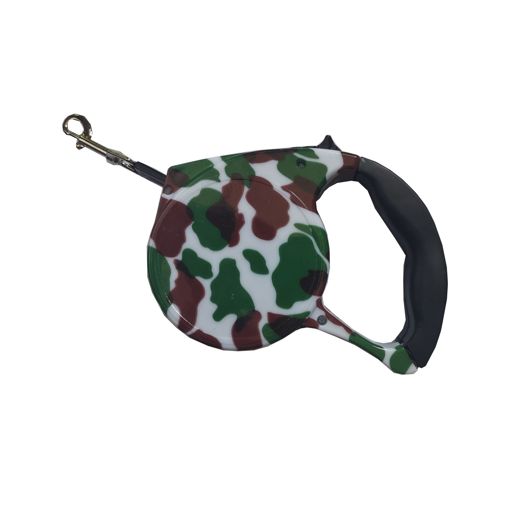 KFX-4499773 Automatic Multicolor Dog Traction Rope - 5m Adjustable Flat Belt with Cute Designs