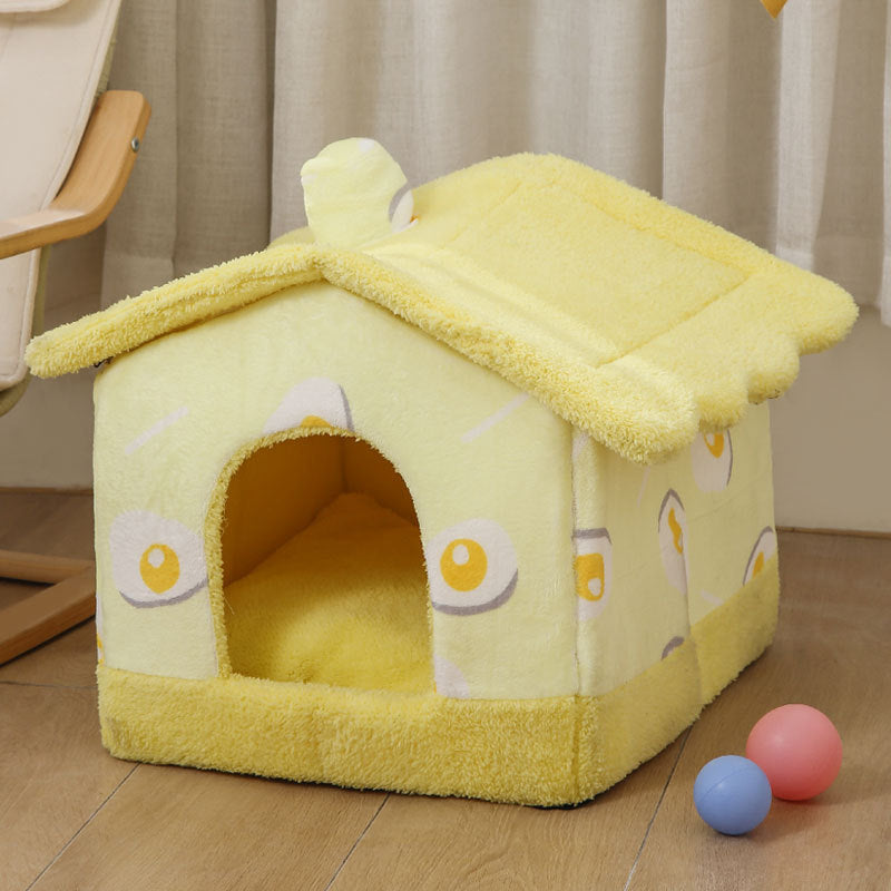 KFX-4500029 Cozy Closed Thermal Comfort Nest for Puppies in Various Colors
