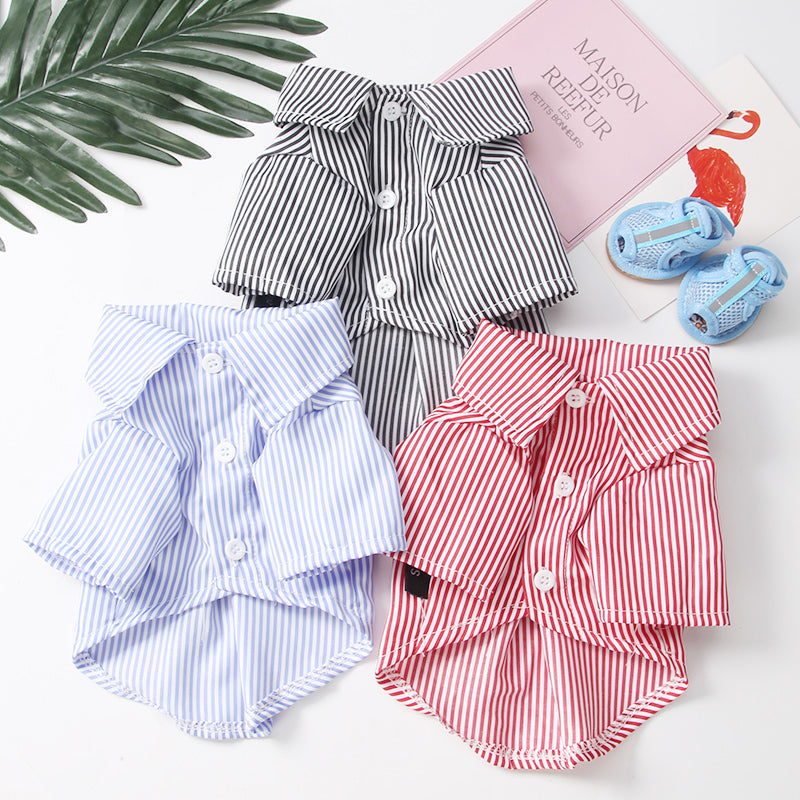 KFX-4500541 Breathable Thin Style Shirt for Small and Medium Dogs - Perfect for Teddy, Bichon, Pomeranian
