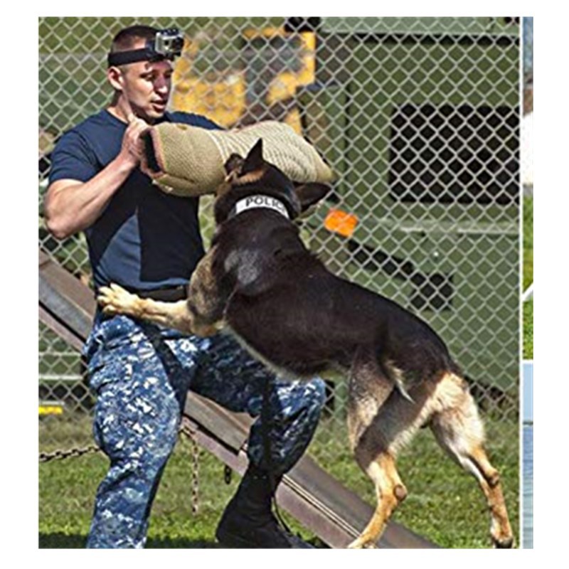 KFX-4500797 Durable Dog Training Bite Sleeve with Elbow Protection and Internal Handle