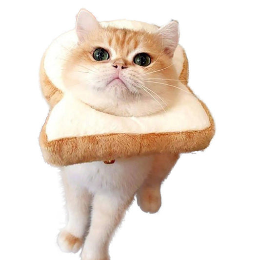 KFX-4502205 Cute Cartoon Bread Slice Headgear Accessory - Soft Cloth Material, Multiple Sizes Available