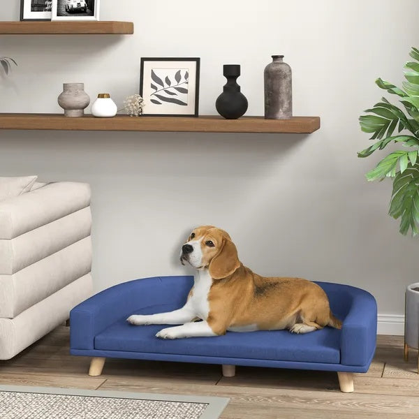 KFX-4504381 Large Dog Sofa Couch Bed with Washable Cushion for Comfort and Easy Maintenance