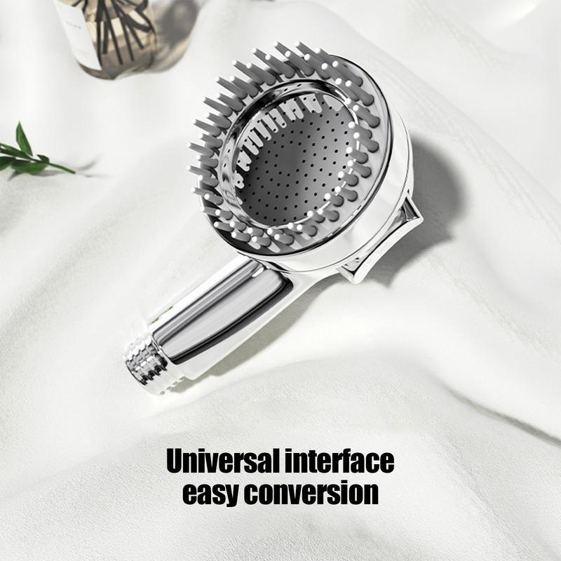 KFX-4508989 2-in-1 Dog Shower Hose Attachment with Soft Silicone Comb and Ergonomic Grip