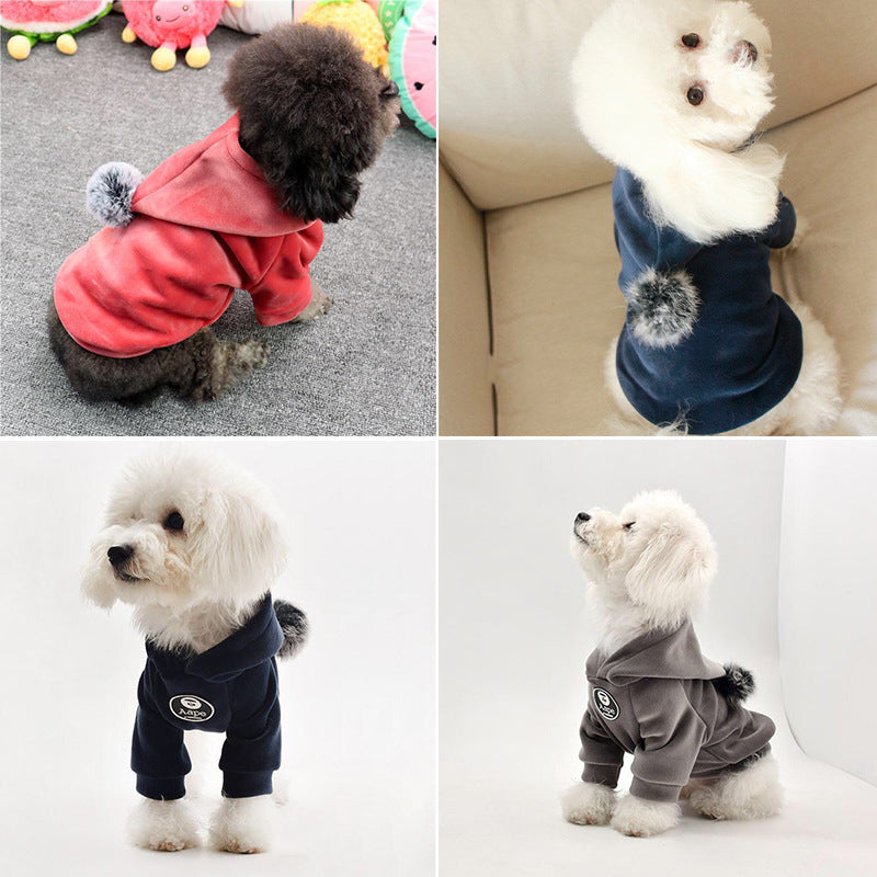 KFX-4509885 Cozy Winter Clothing for Small Dogs in Various Colors and Sizes