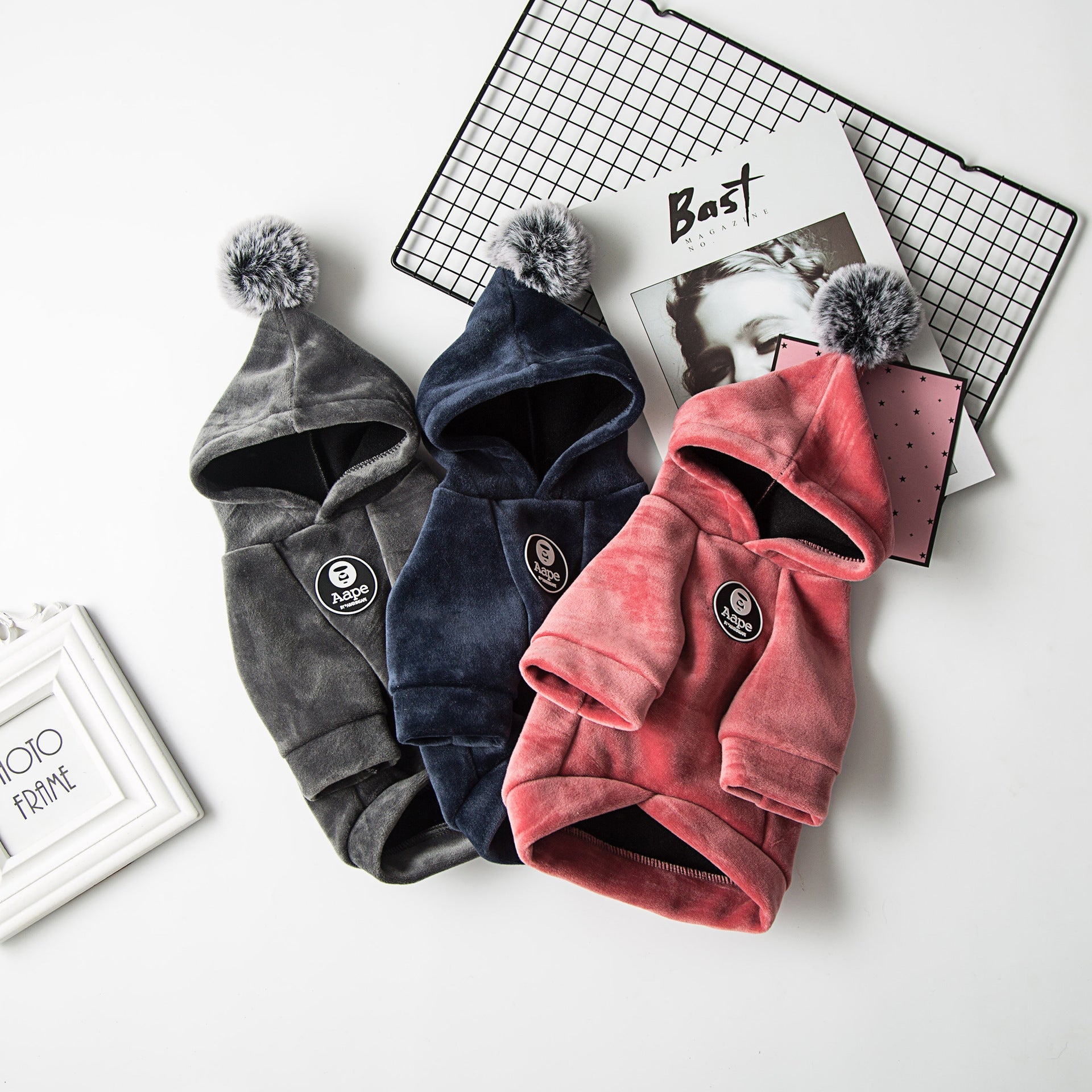 KFX-4509885 Cozy Winter Clothing for Small Dogs in Various Colors and Sizes