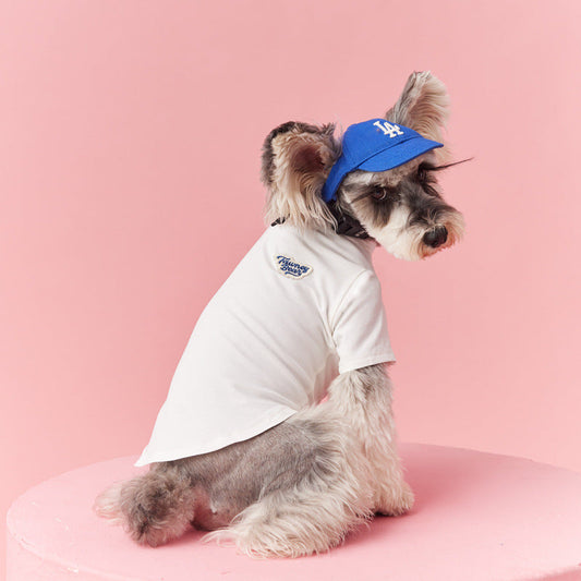 KFX-4510269 Breathable Solid Color T-Shirt for Pets - Casual Cotton Inner Wear